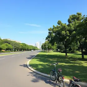 Passeio de bicicleta pelos parques e avenidas de Anápolis