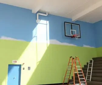 Reforma do Ginásio Municipal Carlos de Pina avança para pintura