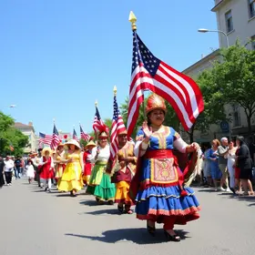 Tradicional desfile cívico