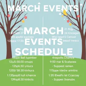 Agenda de eventos de Anápolis em março