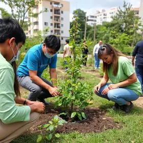 Prefeitura de Anápolis inicia nova etapa do Programa Anápolis Mais Verde com plantio de 500 árvores